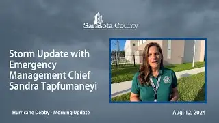 Storm Update with Emergency Management Chief Sandra Tapfumaneyi, Aug. 12, 2024