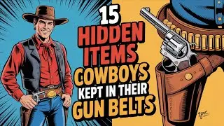15 Hidden Items Cowboys Kept in Their Gun Belts #WildWestGuns #CowboyHistory