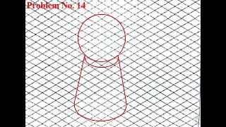 Isometric projections, Problem no 14 isometric sheet, Engineering Graphics Engineering Visualization