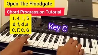 How To Play Open The Floodgates on Piano | Worship Song Tutorial for Beginners | Key of C