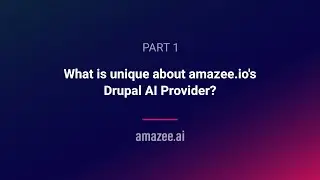 What is unique about amazee.io's Drupal AI Provider? - Part 1