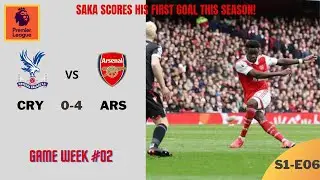 #006 | FIFA 24 | Premier League | Game Week #02 | Crystal Palace vs Arsenal | Selhurst Park