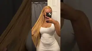 Honey blonde straight 30in wig #honey #straighthair