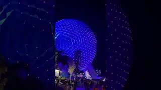 Disney Epcot lights at night | stunning #shorts