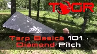 Tarp Basics 101 : Diamond Pitch Version 1 (Storm Mode)