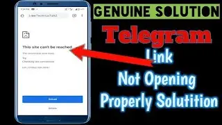 telegram link not Opening Solution 2022 | telegram link not working | telegram not working problem