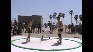 Mike Pranger (E) vs Rich Anderson (W) - 2011 Muscle Beach Sumo Classic - Openweight Division