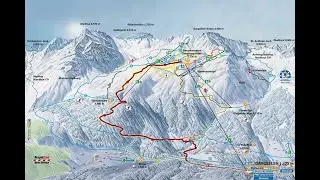 Gargellen Piste 1 Red Schnapfenwald 3rd person (ski video)