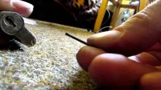 Little metal piece stuck in lock? How to get it out!