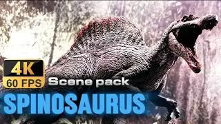 SPINOSAURUS 4K 60FPS SCENEPACK | Jurassic Park III