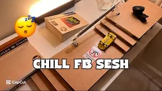Chill fb sesh clip😴#fingerboard #satisfying