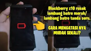 cara mengatasi blackberry z10 lambang batre merah