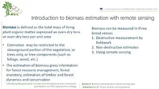 Remote sensing biomass | 20/36 | UPV