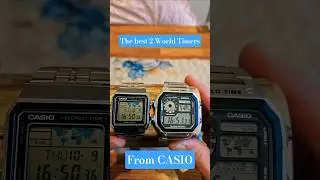 Casio WORLD TIMERS A500 & AE1200 .....BEST 2 world timers by casio.... #casio