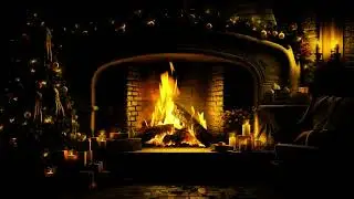 Realtime Fireplace - Relaxing Fire Burning Video - 3 Hours Cozy Fireplace Sounds in 4K