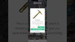 Coin Pickaxes! Common, Uncommon, and Rare NFTs. #coin #coinapp #crypto #xyo #geomining #pickaxe #nft