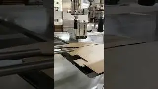 Automatic self lock bottom box carton case folding locking forming machine