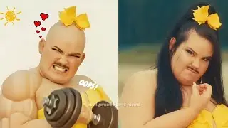 Little Big & Netta Mustache Funny Art Meme 🤣🤣🤣 | Pop Music