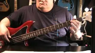 Kiss Shandi Bass Cover with Notes & Tablature