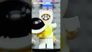 LEGO White Tanooki Mario | Rare Custom Minifigure for Collectors