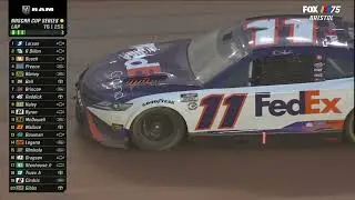 DENNY HAMLIN JOSH BERRY CRASH - 2023 FOOD CITY DIRT RACE NASCAR CUP SERIES