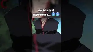 Itachi&rsquo;s first appearance&hellip; 🥶🥶 #narutoshippuden #shorts