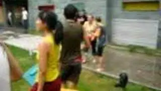 Water Fight Turned Blue Bucket Water Fight @ Pinkhome