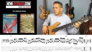 Free bass lesson from Jon Liebman: Motown-type groove