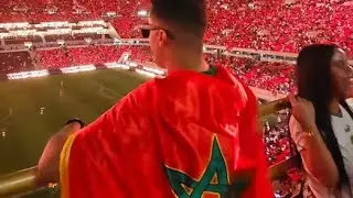 نايضة لحظة خروج الجماهير المغربية للاحتفال بعد الفوز التاريخي امام نيجيريا.نهائي2026🇲🇦مربوحة#المغرب