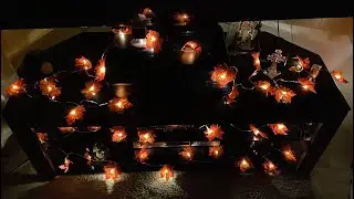 Fall Decor Enlarged Maple Leaf Fall Lights REVIEW