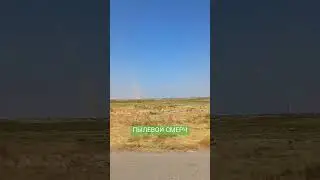 СМЕРЧ В ПУСТЫНЕ #shorts #nature #uzbekistan #best #road #природа #дорога