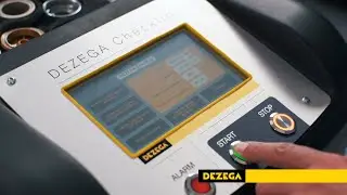 DEZEGA. P-30EX visual inspection and checking with the DEZEGA CheckUp control device.
