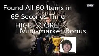 WL1G Plays Criminal Case, Case #2, Mini-market Bonus, Highest Score
