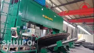 dished end pressing machine