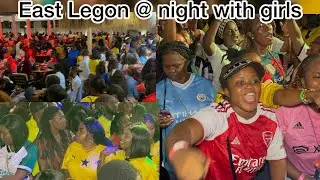Girls girls storms East Legon @ night, detty December vibes. Accra @ night life