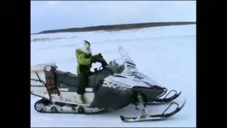 ПОЛАРИС 600 IQ  МАЙЯ НА СНЕГОХОДЕ