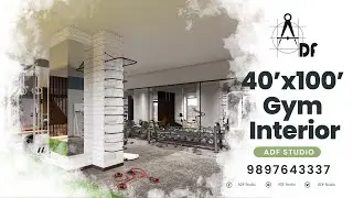 40x100 Gym Interior Design | How to get the perfect gym interior design | ADF Studio