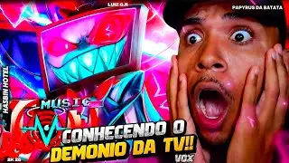 PRECISO ASSISTIR ISSO!! | Papyrus Da Batata - Claro | Vox (Hazbin Hotel) • React