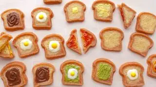 Slice and Bake Toast Cookies Recipe | Cookie Decorating Aesthetic Vlog | ASMR Relaxing No Talking