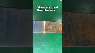 Laser Remove Rust on Stainless Steel Laser Clean Stainless Steel