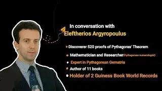 Tales of MATH |EP-1|Eleftherios Argyropoulus|Dr.V.H.Mankar| MATHFREAKS