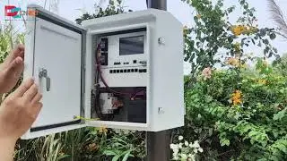 Solar powered and AC powered box#dconnect #solarpower #surveillancesystems
