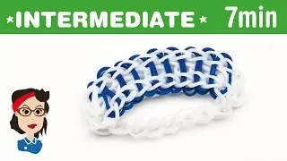 How to make the Stripes Loom Bands Bracelet