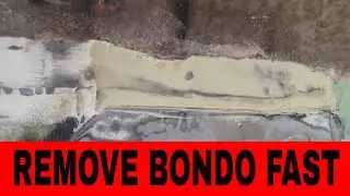 Как удалить Bondo, если вы добавили недостаточно отвердителя