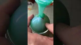Putting orbeez inside a silicone sphere. 🔮 #orbeez #silicone #squishy
