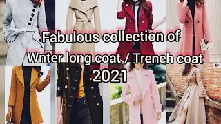Long Coat||Fabulous Collection Of Winter Long Coat /Trench Coat |A line style exclusive coat design