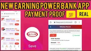 SAVE NEW POWER BANK POWER BANK APP #SAVEPOWERBANK #FSOXYPOWERBANK   SAVE POWER'BANK PAYMENT PROOF
