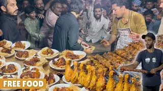 Free Food Distribution | Difficult To Handle People | People Are crazy About Free Food