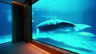 Dream Bedroom Connected to the Ocean | Cinematic AI Aquarium🔹