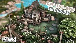 OFF-THE-GRID tiny house 🌿 | The Sims 4 speed build [NO CC]